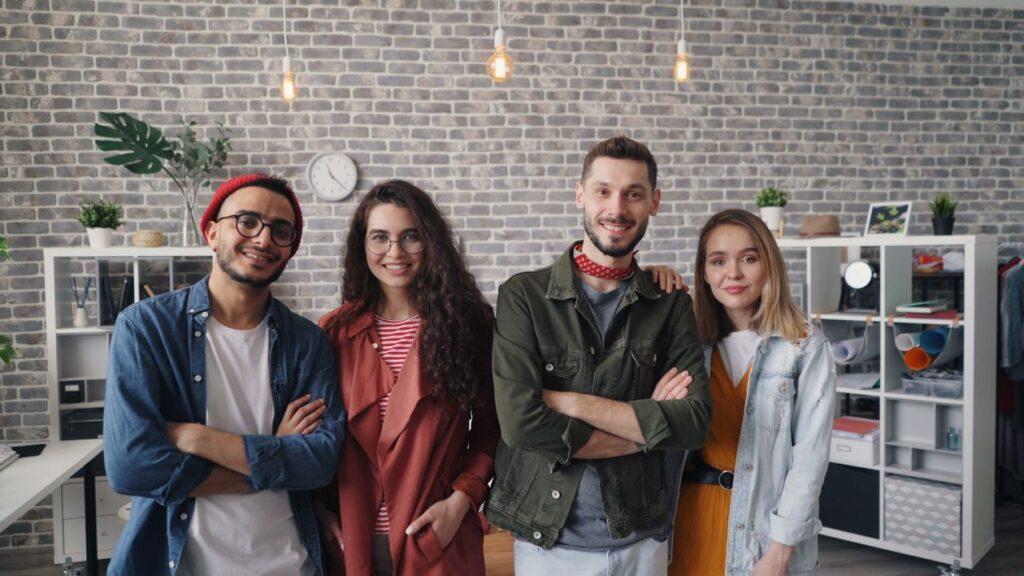 Junges Team für Employer Branding Recruiting Videos